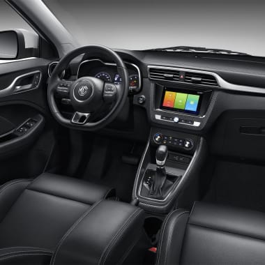 MG ZS Front Row Side Interior Black