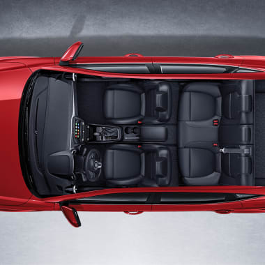 MG ZS Top View